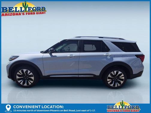 Space Gray 2026 Ford Explorer Platinum