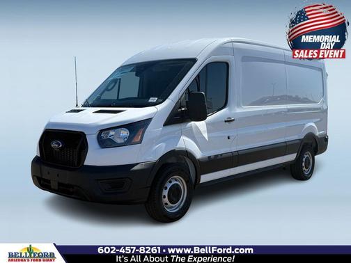 Oxford White 2025 Ford Transit-250 148 WB Medium Roof Cargo Cargo Van