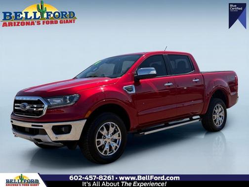 Red Metallic 2020 Ford Ranger Lariat