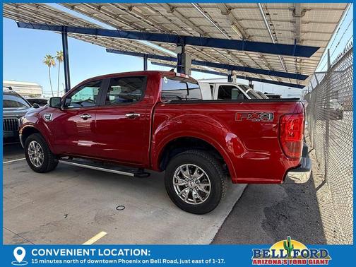 Red Metallic 2020 Ford Ranger Lariat