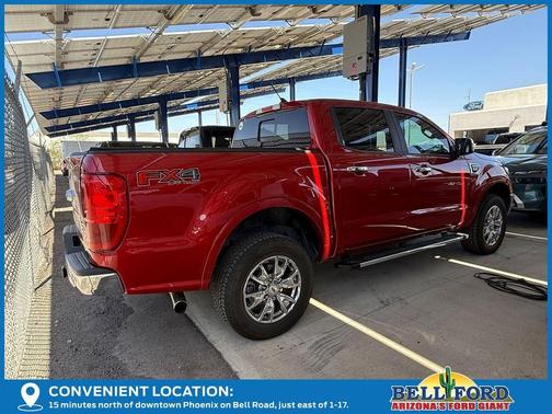 Red Metallic 2020 Ford Ranger Lariat