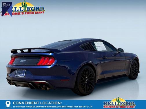 Kona Blue Metallic 2020 Ford Mustang GT Premium