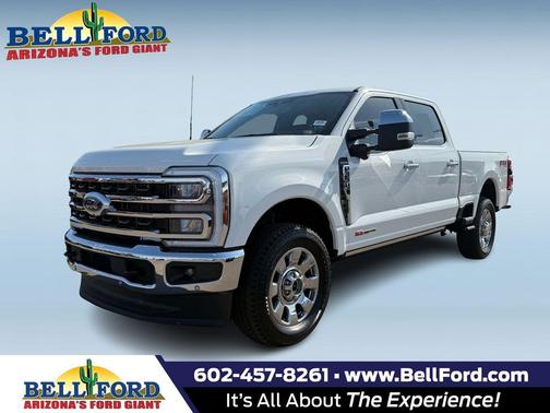 White 2025 Ford F-350 King Ranch Truck