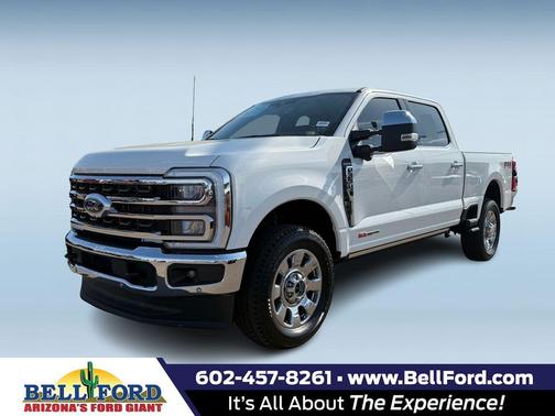 White 2025 Ford F-350 King Ranch Truck