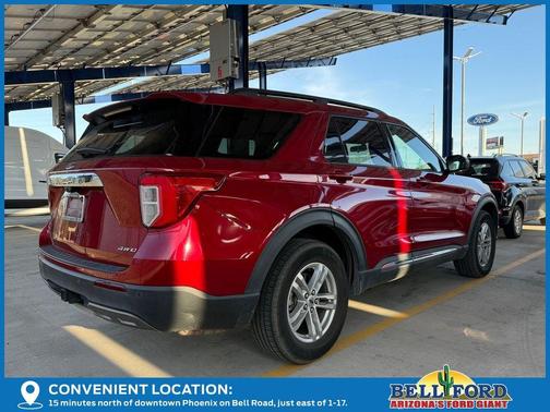 Red Metallic 2022 Ford Explorer XLT