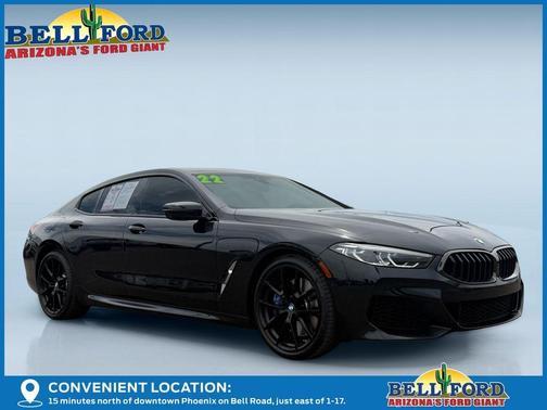 Black Sapphire Metallic 2022 BMW 840 Gran Coupe i