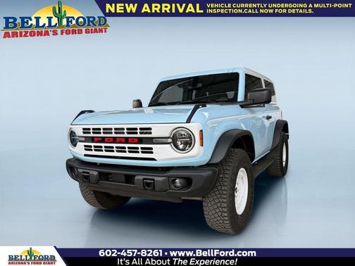Blue 2024 Ford Bronco Heritage Edition SUV