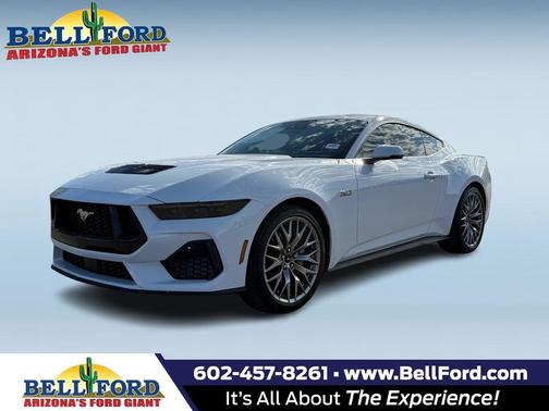 Oxford White 2025 Ford Mustang GT Premium Coupe