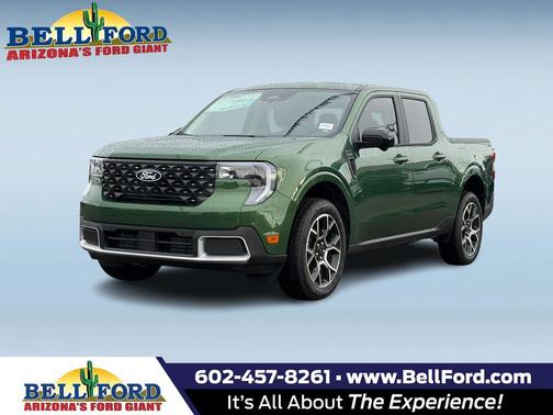 Green 2025 Ford Maverick Lariat Truck