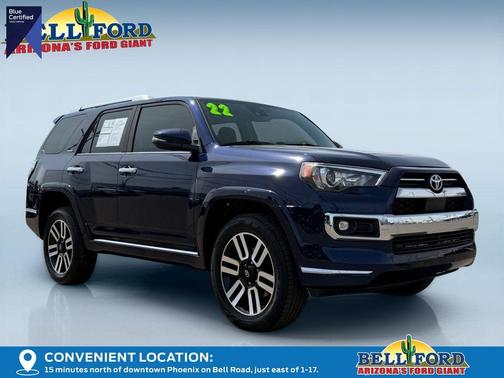Nautical Blue Metallic 2022 Toyota 4Runner Limited