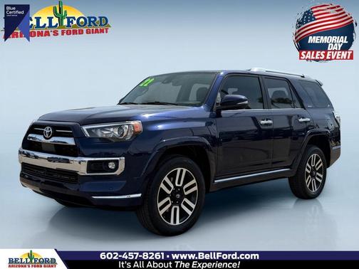 Nautical Blue Metallic 2022 Toyota 4Runner Limited