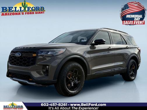 Gray 2026 Ford Explorer Tremor SUV