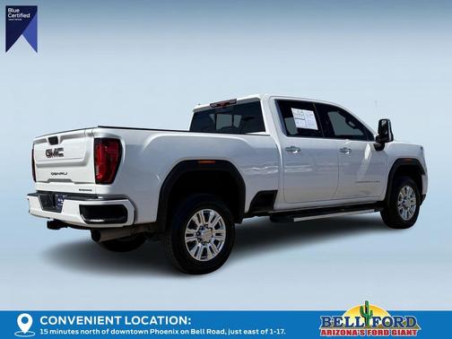 White Frost Tri-Coat 2023 GMC Sierra 3500 Denali