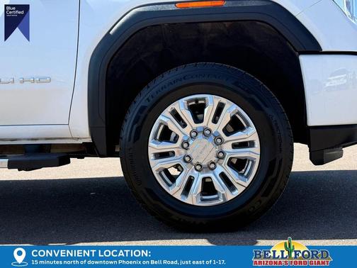 White Frost Tri-Coat 2023 GMC Sierra 3500 Denali