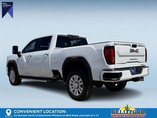 White Frost Tri-Coat 2023 GMC Sierra 3500 Denali