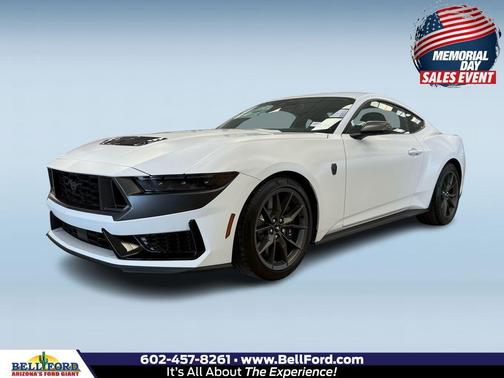 Oxford White 2025 Ford Mustang Dark Horse Coupe