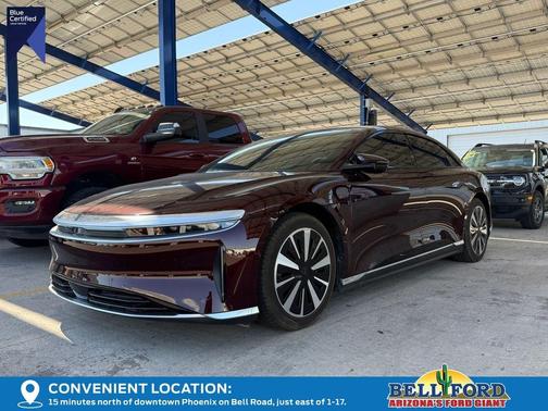 Zenith Red 2023 Lucid Air Pure