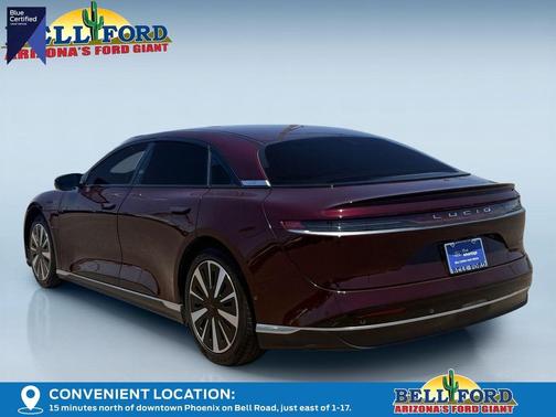 Zenith Red 2023 Lucid Air Pure