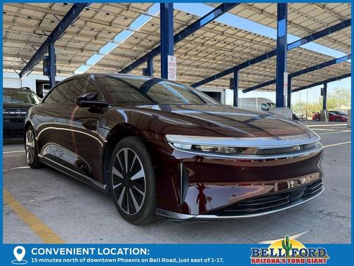 Zenith Red 2023 Lucid Air Pure