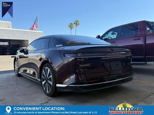 Zenith Red 2023 Lucid Air Pure