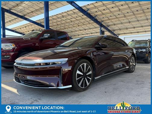 Zenith Red 2023 Lucid Air Pure