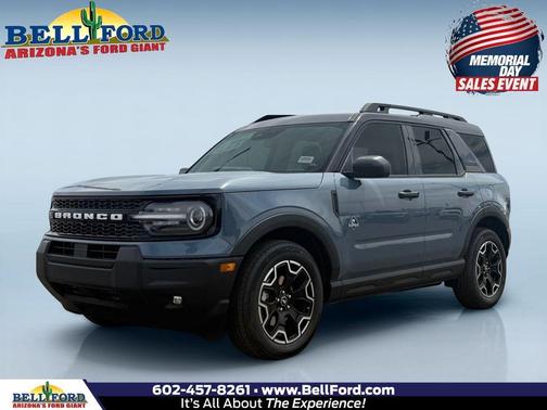 Azure Blue 2026 Ford Bronco Sport Outer Banks SUV