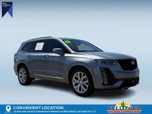 Satin Steel Metallic 2020 Cadillac XT6 Sport AWD