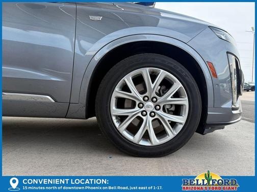 Satin Steel Metallic 2020 Cadillac XT6 Sport AWD