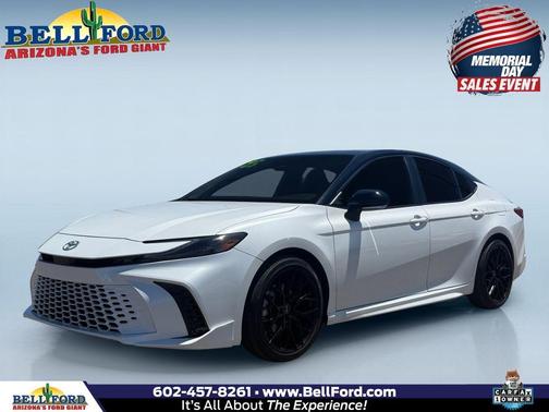 Midnight Black Metallic 2025 Toyota Camry XSE Sedan