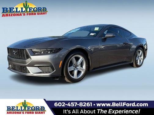 Gray 2026 Ford Mustang EcoBoost Coupe