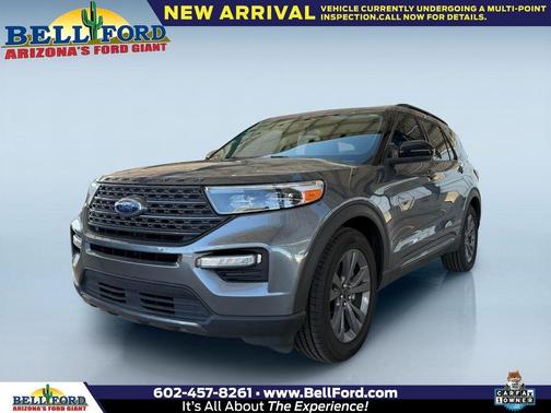 Carbonized Gray Metallic 2024 Ford Explorer XLT