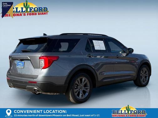 Gray Metallic 2024 Ford Explorer XLT