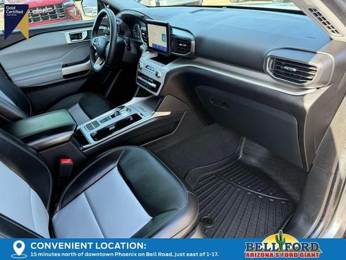 Gray Metallic 2024 Ford Explorer XLT