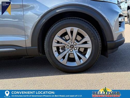 Gray Metallic 2024 Ford Explorer XLT