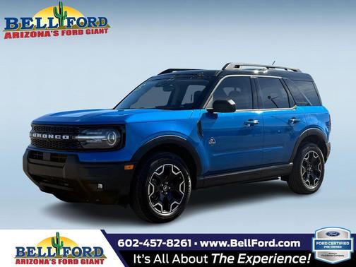 Velocity Blue Metallic 2025 Ford Bronco Sport Outer Banks SUV