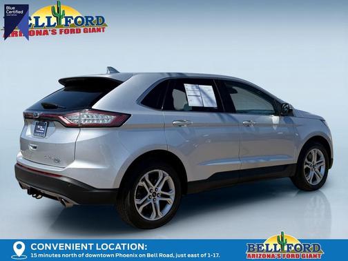 Ingot Silver 2018 Ford Edge Titanium