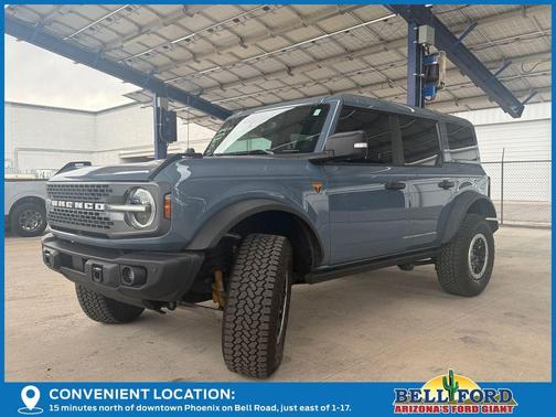 Azure Gray Metallic 2025 Ford Bronco Badlands