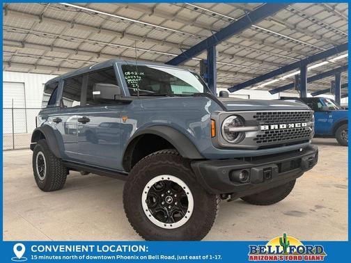 Azure Gray Metallic 2025 Ford Bronco Badlands