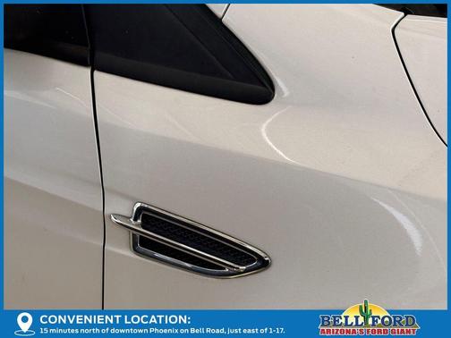 White Platinum 2014 Ford Escape Titanium