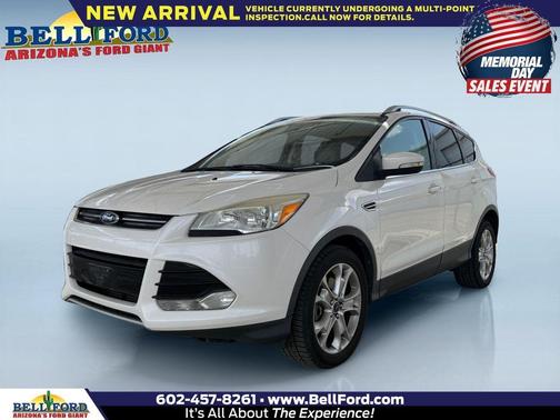 White Platinum 2014 Ford Escape Titanium