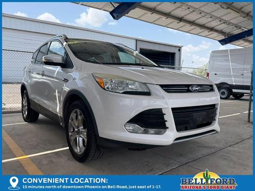 White Platinum 2014 Ford Escape Titanium