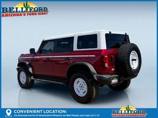 Ruby Red Tinted Metallic 2026 Ford Bronco Heritage Edition