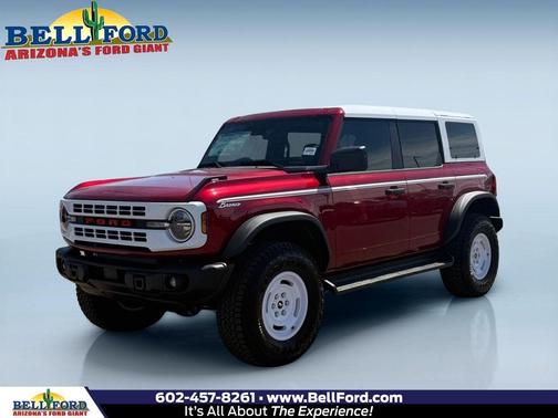 Ruby Red Tinted Metallic 2026 Ford Bronco Heritage Edition SUV