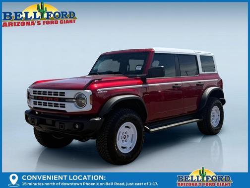 Ruby Red Tinted Metallic 2026 Ford Bronco Heritage Edition