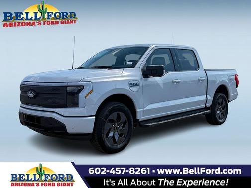Space Gray 2025 Ford F-150 Lightning Flash Truck