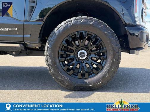 Black Metallic 2025 Ford F-350 Platinum