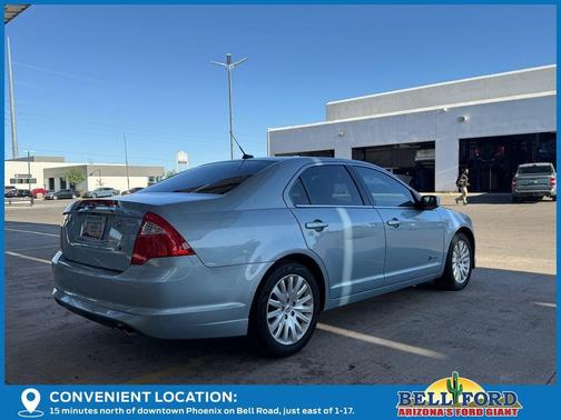 Light Ice Blue Metallic 2010 Ford Fusion Hybrid Base
