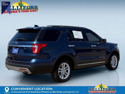 Blue Jeans Metallic 2017 Ford Explorer XLT