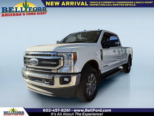 White Metallic 2021 Ford F-350 Lariat Super Duty