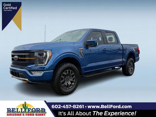 Atlas Blue Metallic 2022 Ford F-150 Tremor Truck
